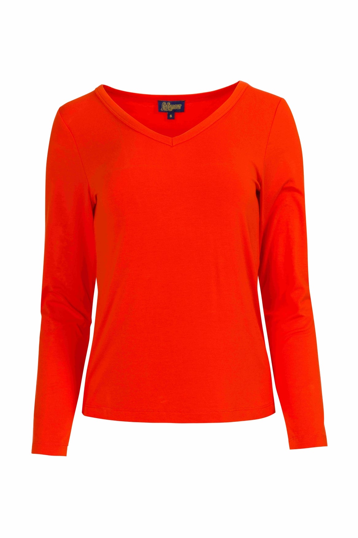 Lynn Top | Ecovero Plain Red