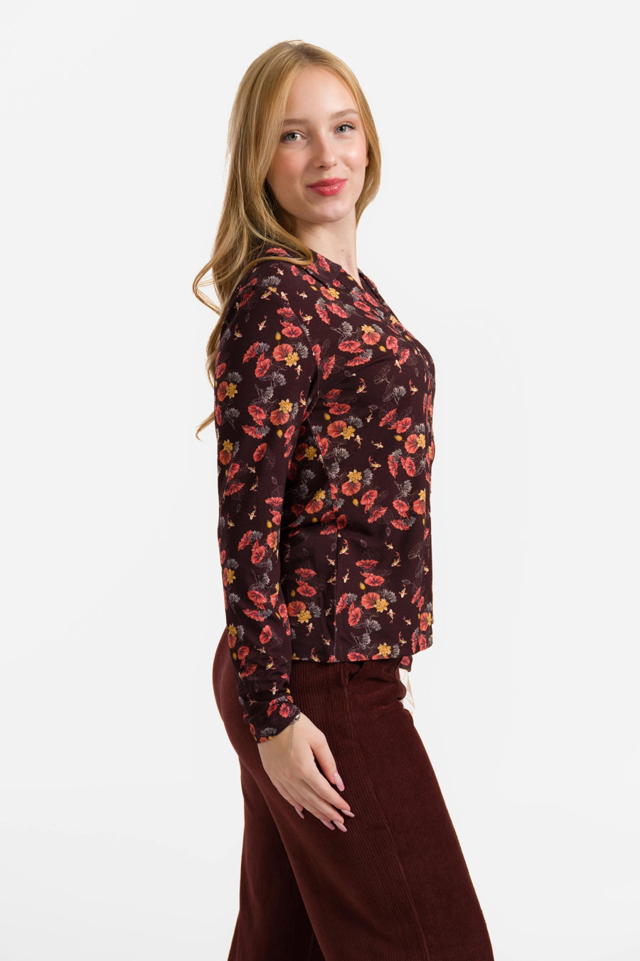 Anna Bluse Langarm | Goldfisch