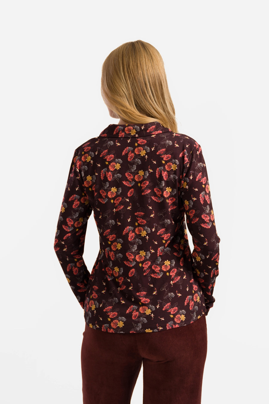 Anna Bluse Langarm | Goldfisch