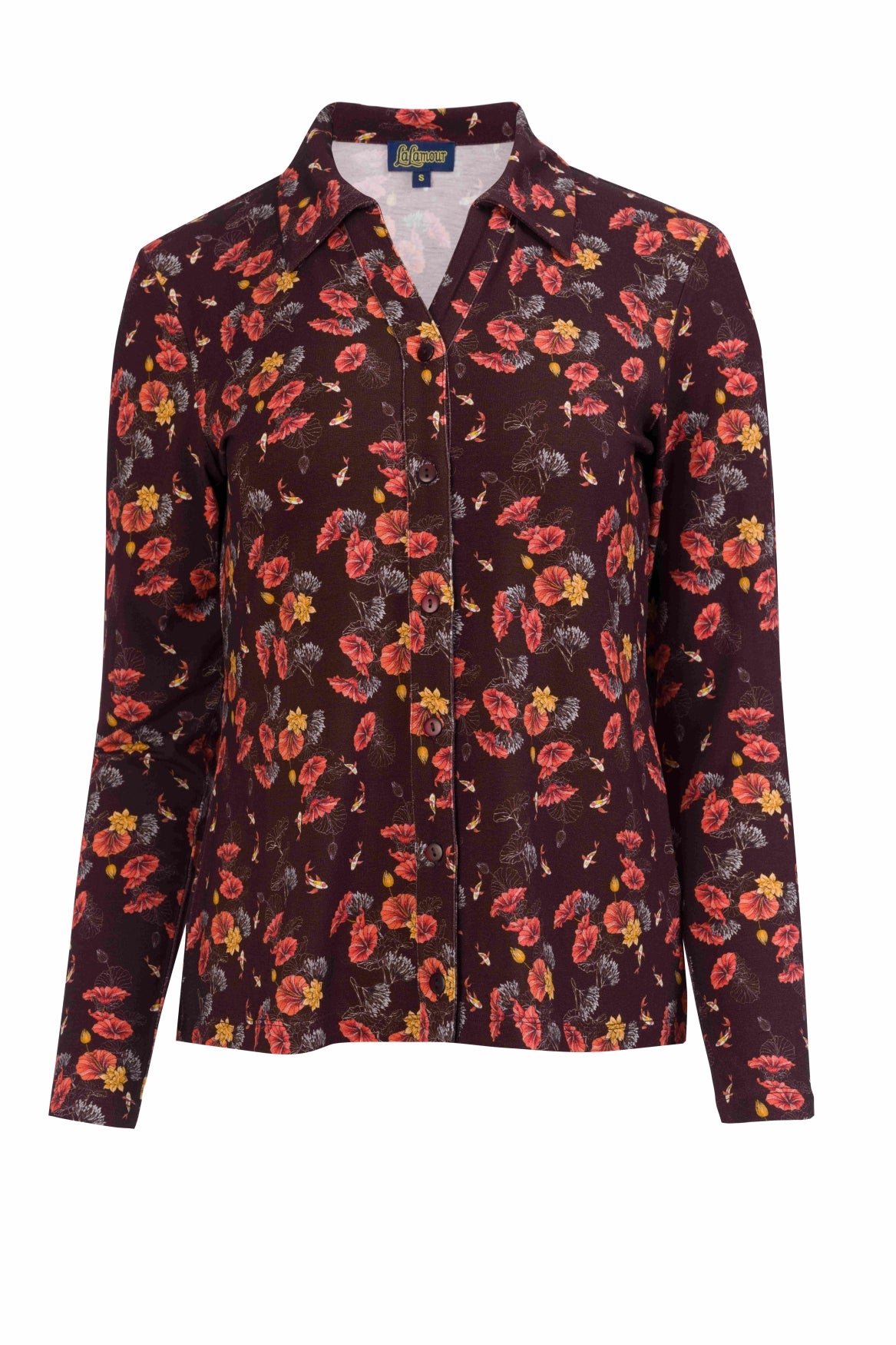 Anna Bluse Langarm | Goldfisch