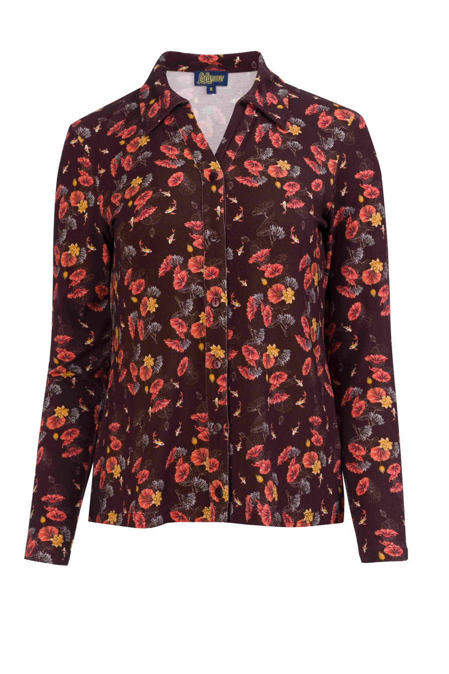 Anna Bluse Langarm | Goldfisch