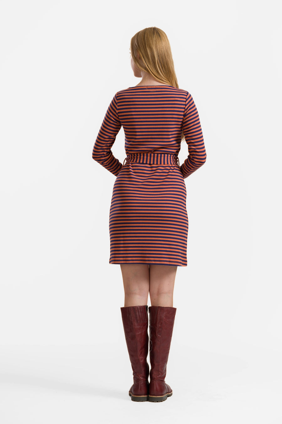 Marlies Kleid | Marineblaue Streifen