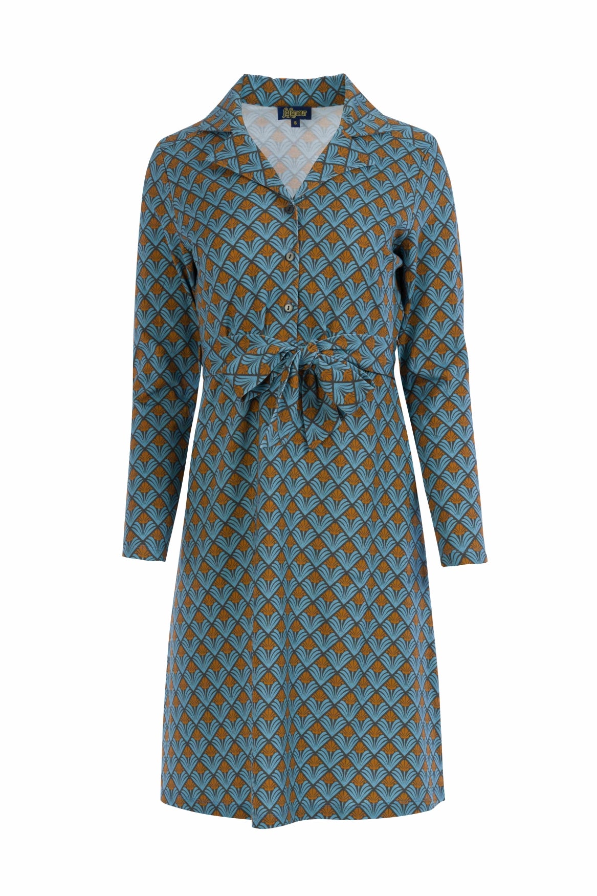 Monique-Kleid | Dschungelgrüne Blume