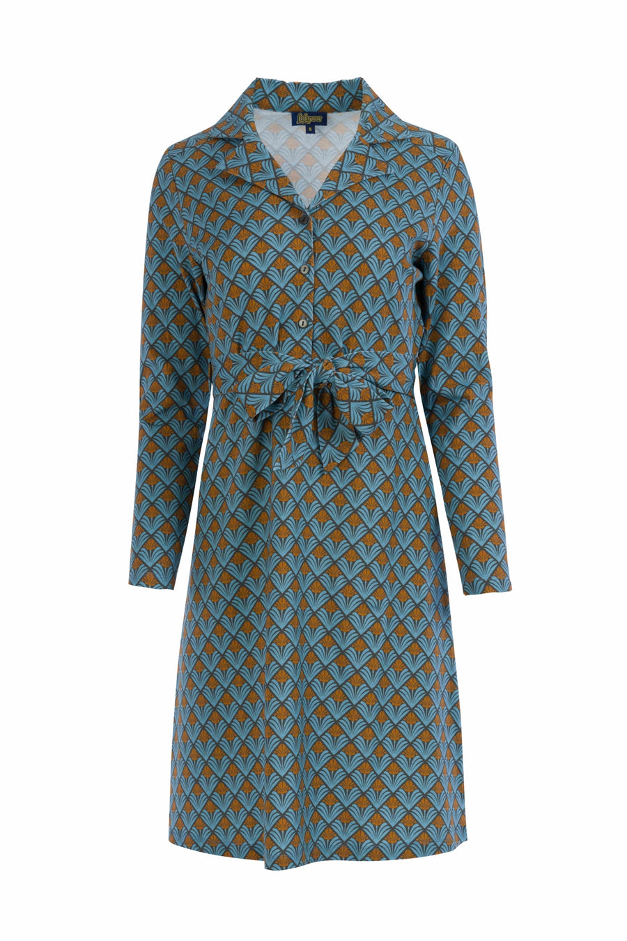 Monique-Kleid | Dschungelgrüne Blume