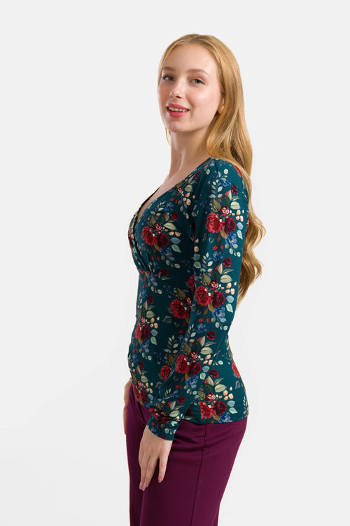 Monroe Langarmshirt | Herbststrauß