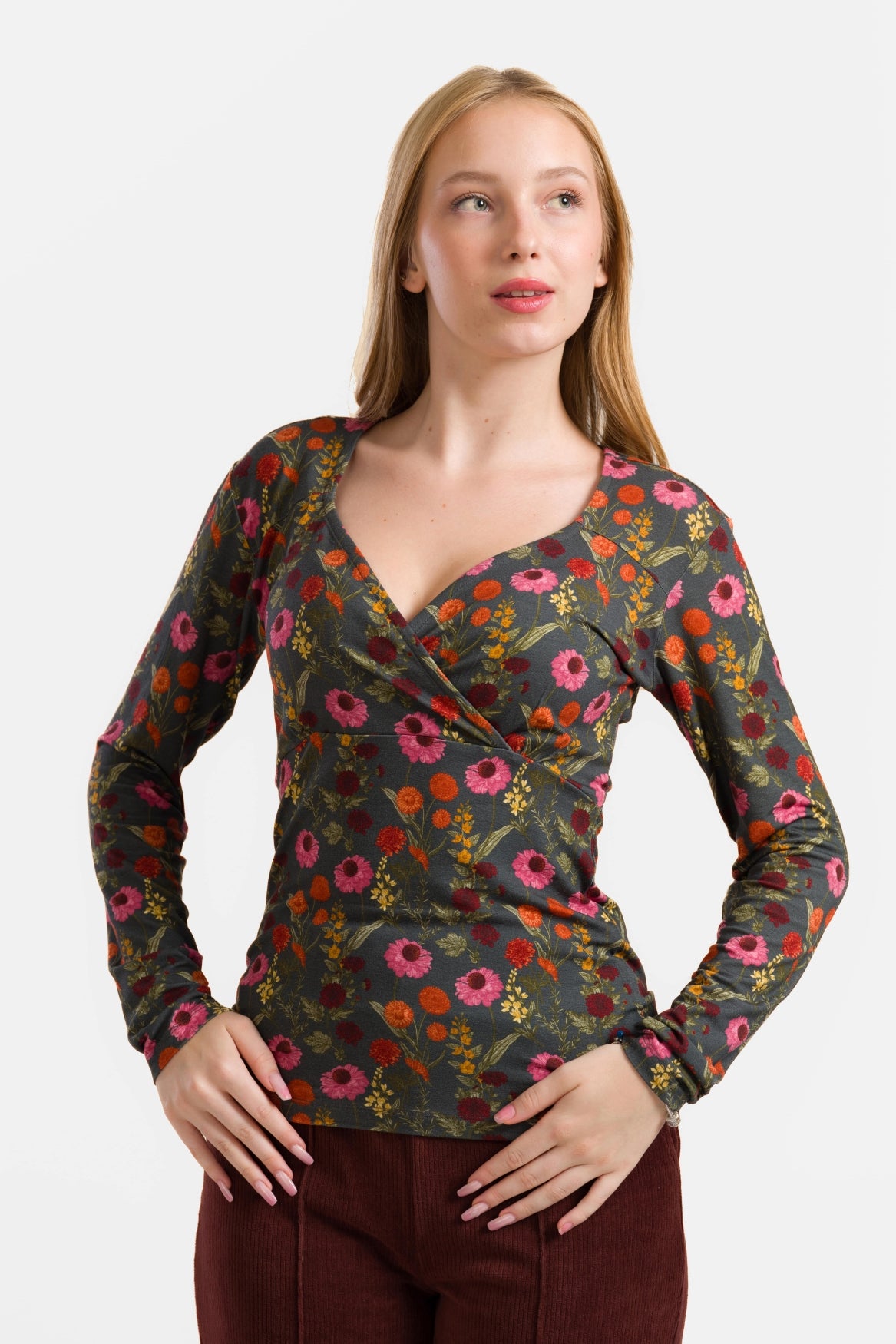 Monroe Langarmshirt | Wildes Winterfeld