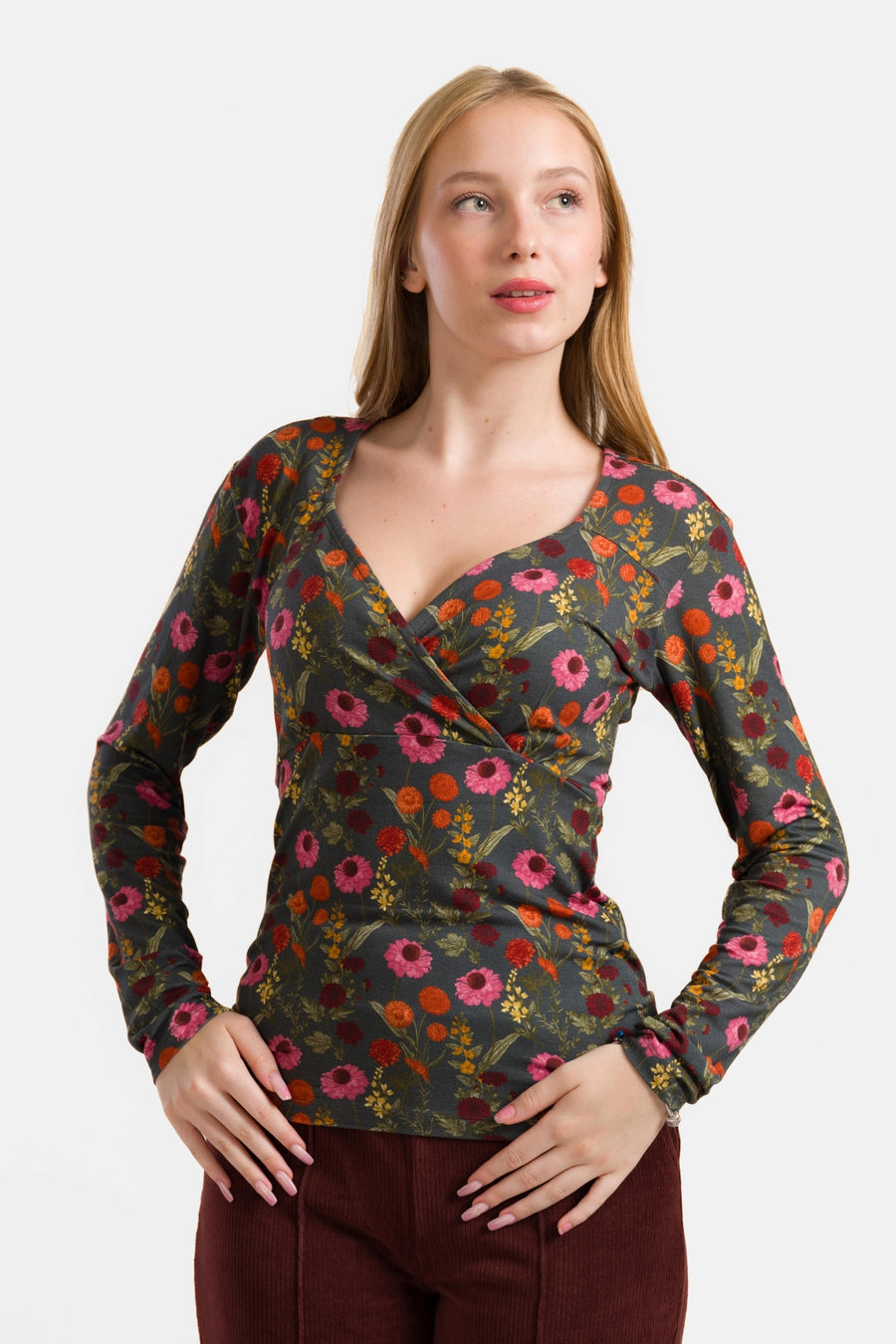 Monroe Langarmshirt | Wildes Winterfeld