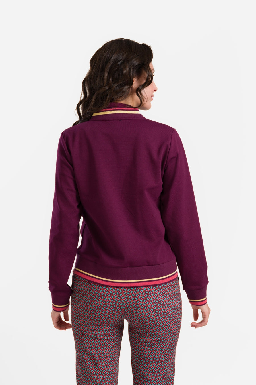 Nora Bomberjacke | Punta Di Roma Bordeaux