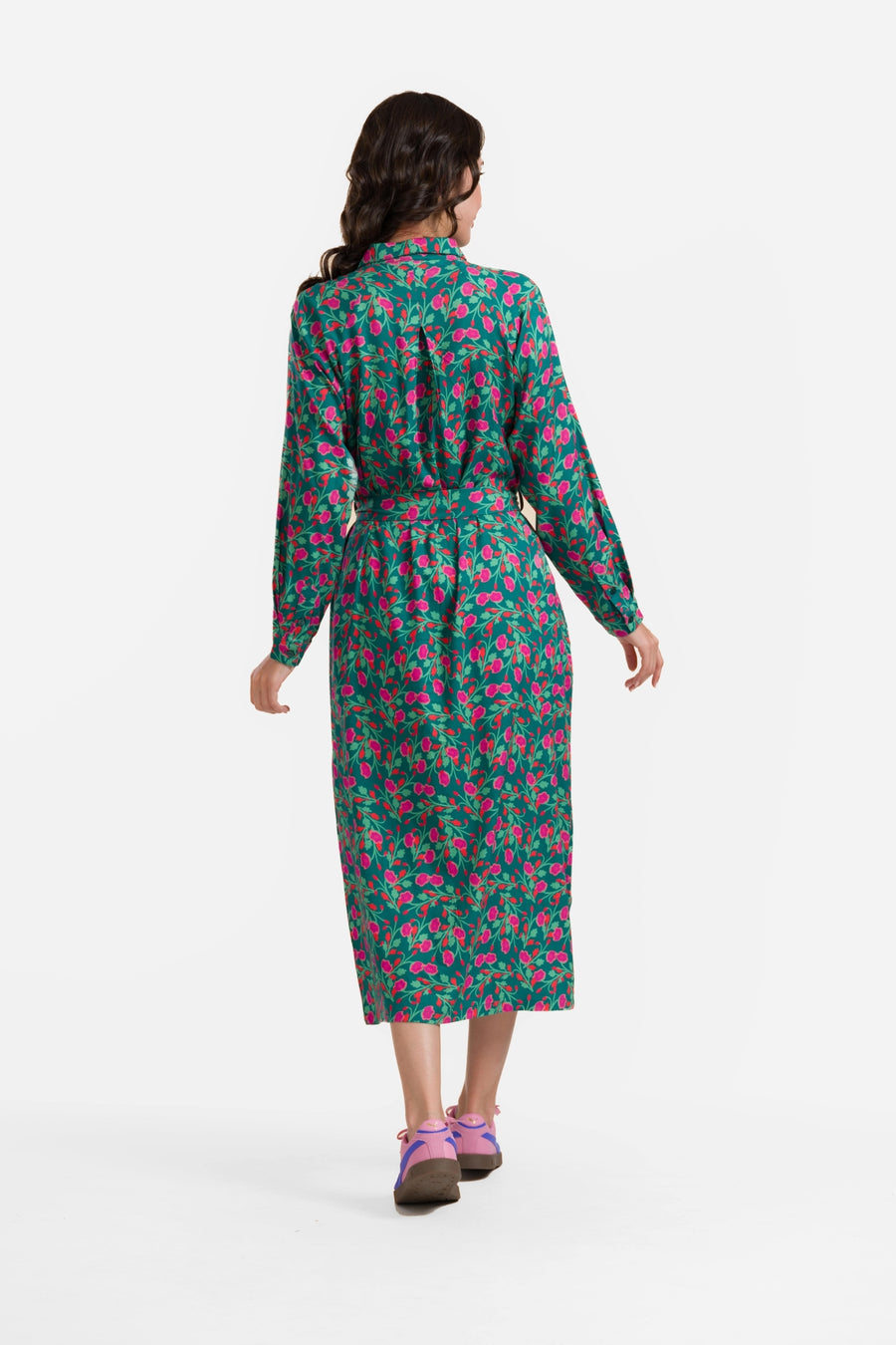 Olivia-Kleid | Flache Blumen