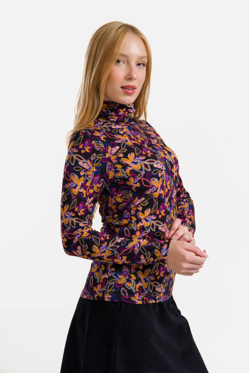 Ruby Top Ls | Leuchtende Herbstblumen