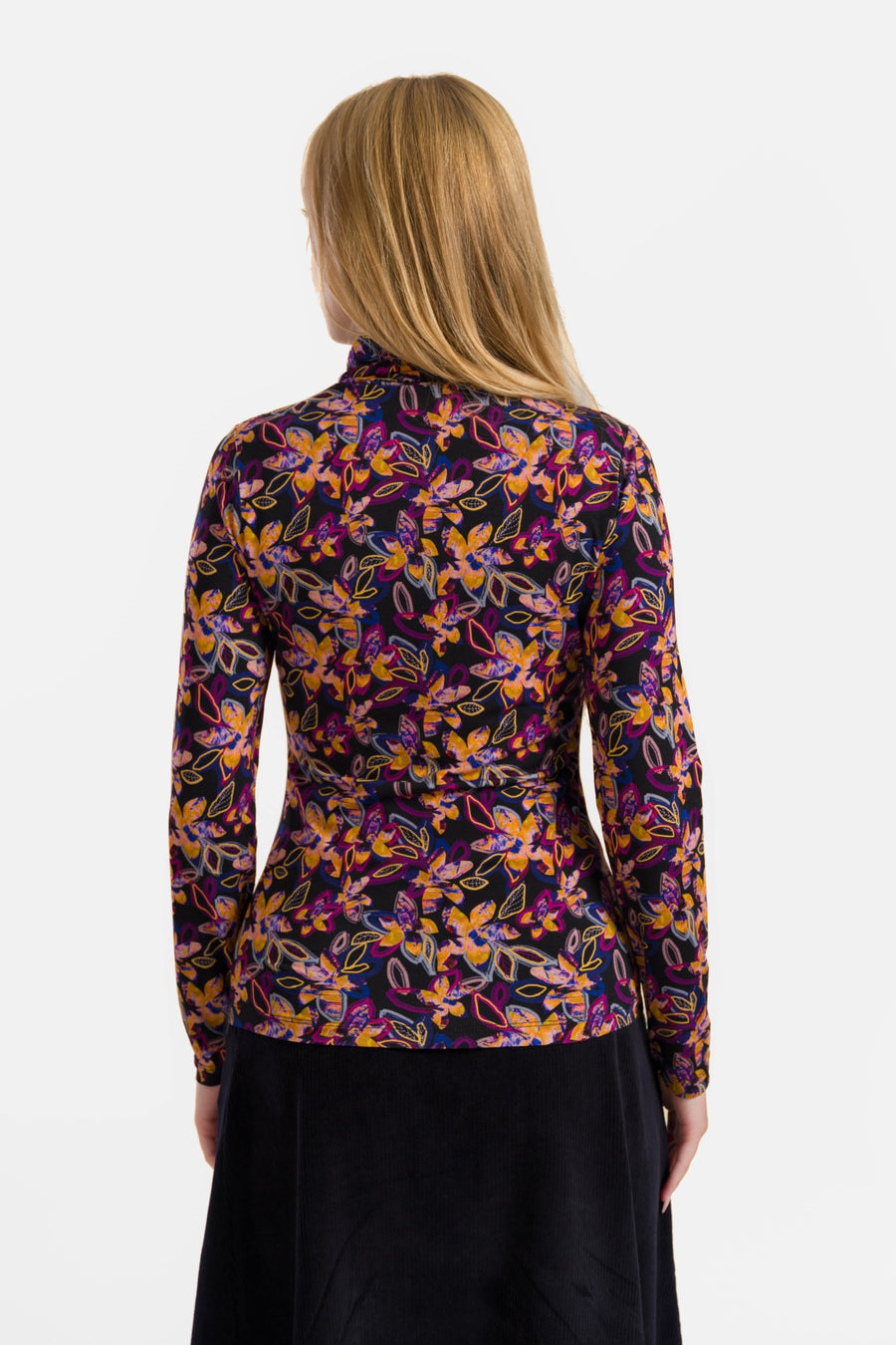 Ruby Top Ls | Leuchtende Herbstblumen