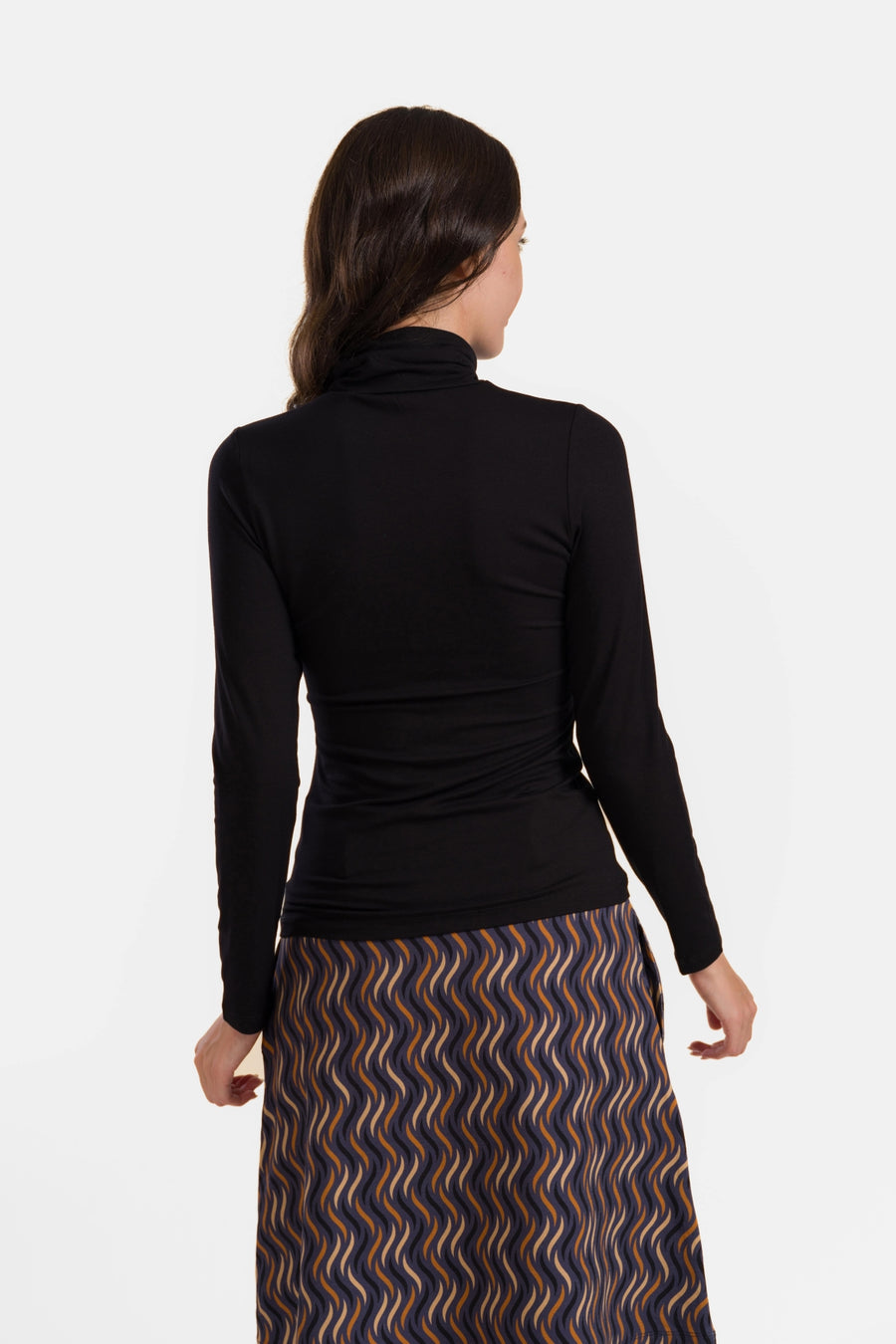 Ruby Top Ls | Ecovero Plain Black