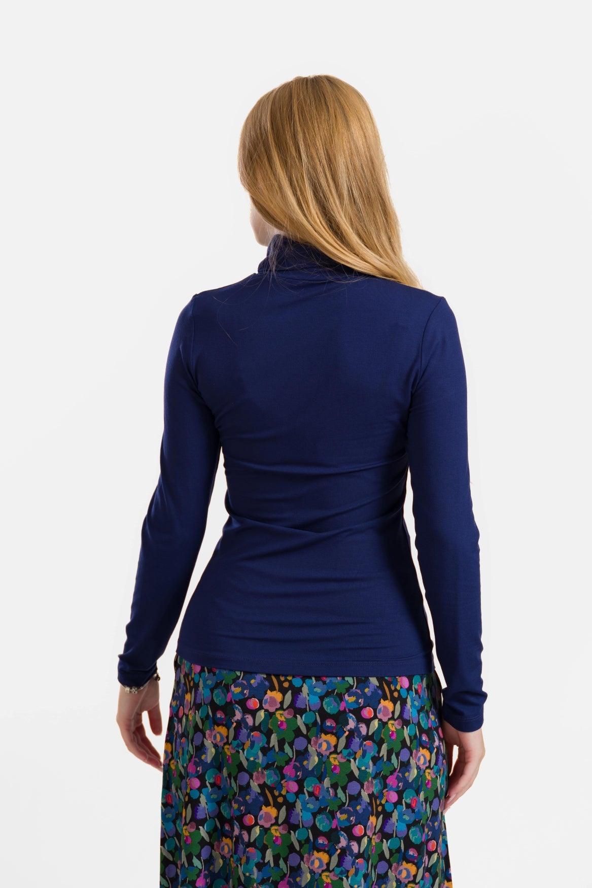 Ruby Top Ls | Ecovero Uni Blau
