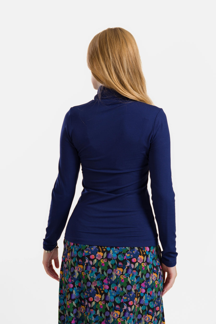 Ruby Top Ls | Ecovero Uni Blau