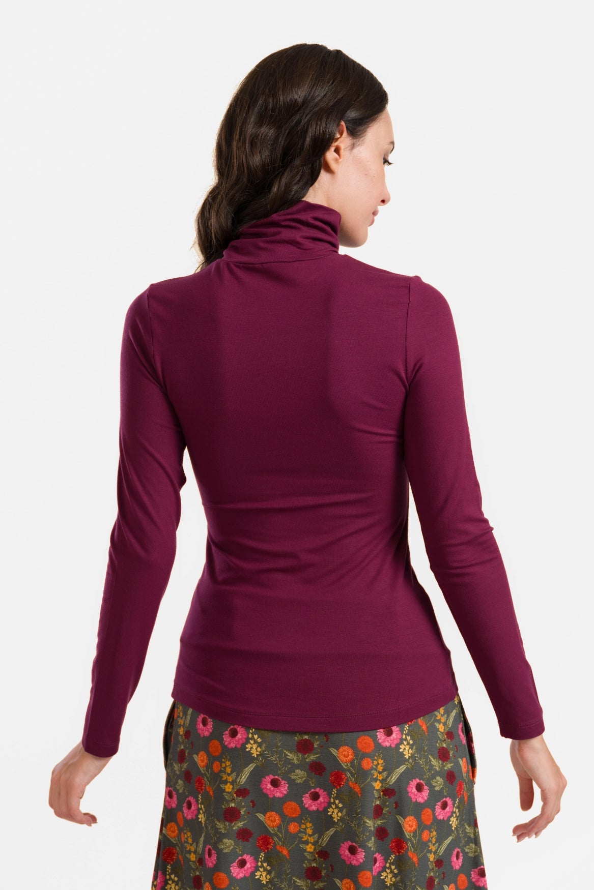 Ruby Top Ls | Ecovero Plain Bordeaux