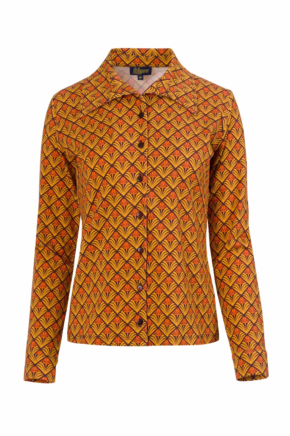 Sara Bluse | Retro-Blumen