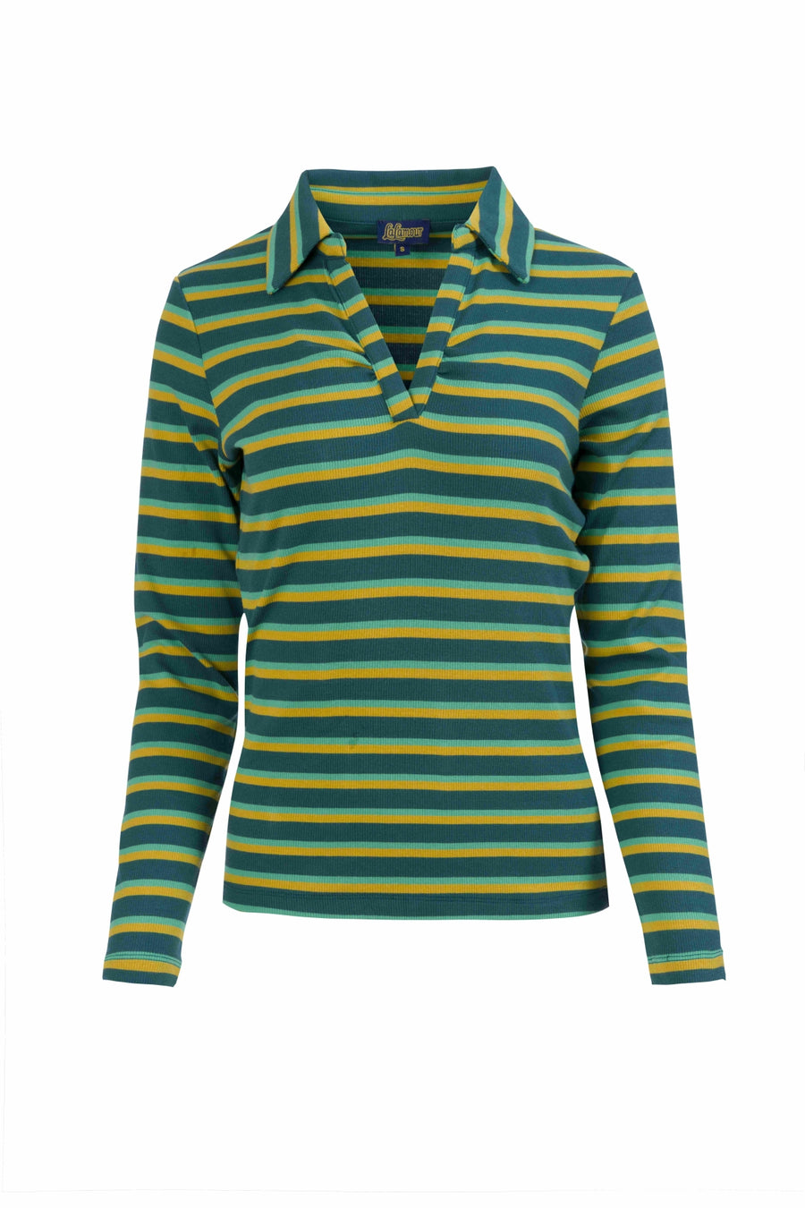 Suzy Langarmshirt | Dunkelblaue Streifen