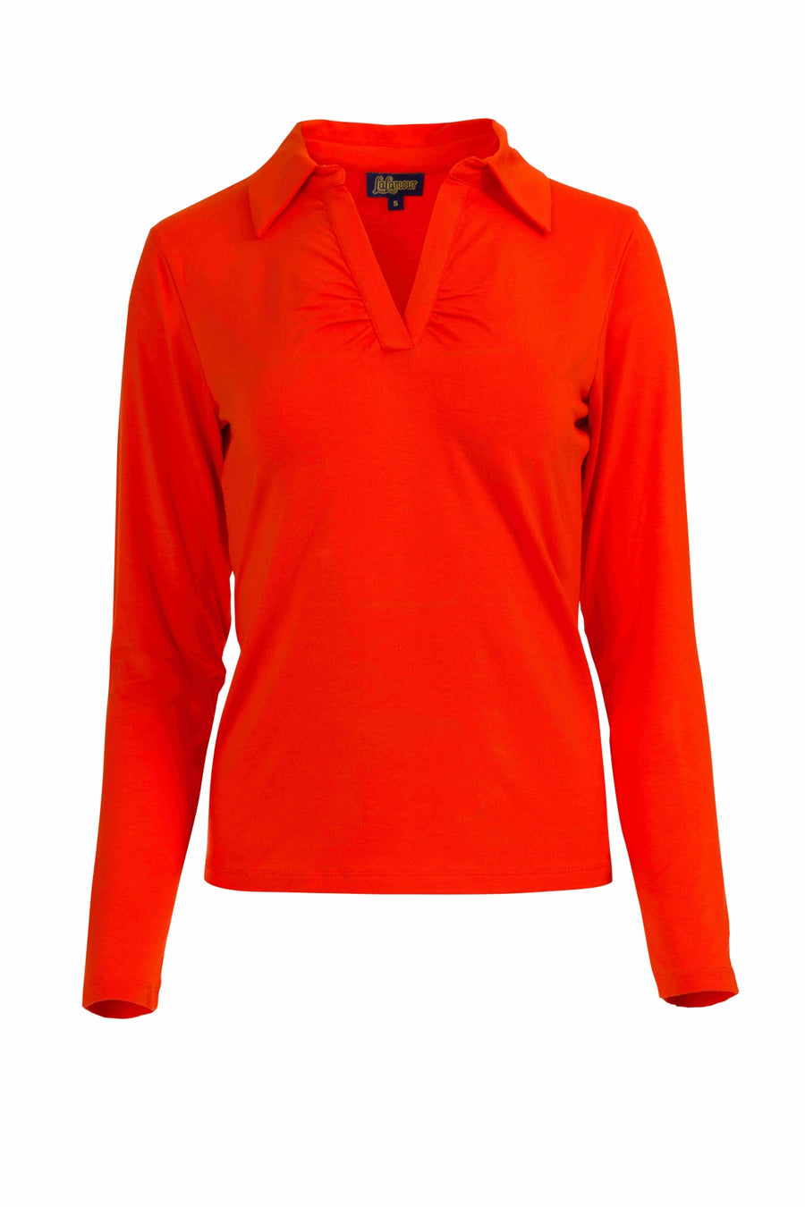 Suzy Langarmshirt | Ecovero Uni Rot