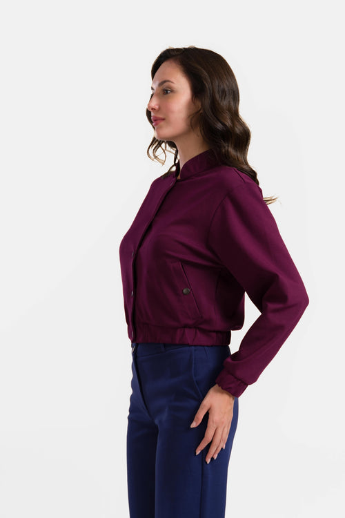 Billie Jacke | Punta Di Roma Bordeaux