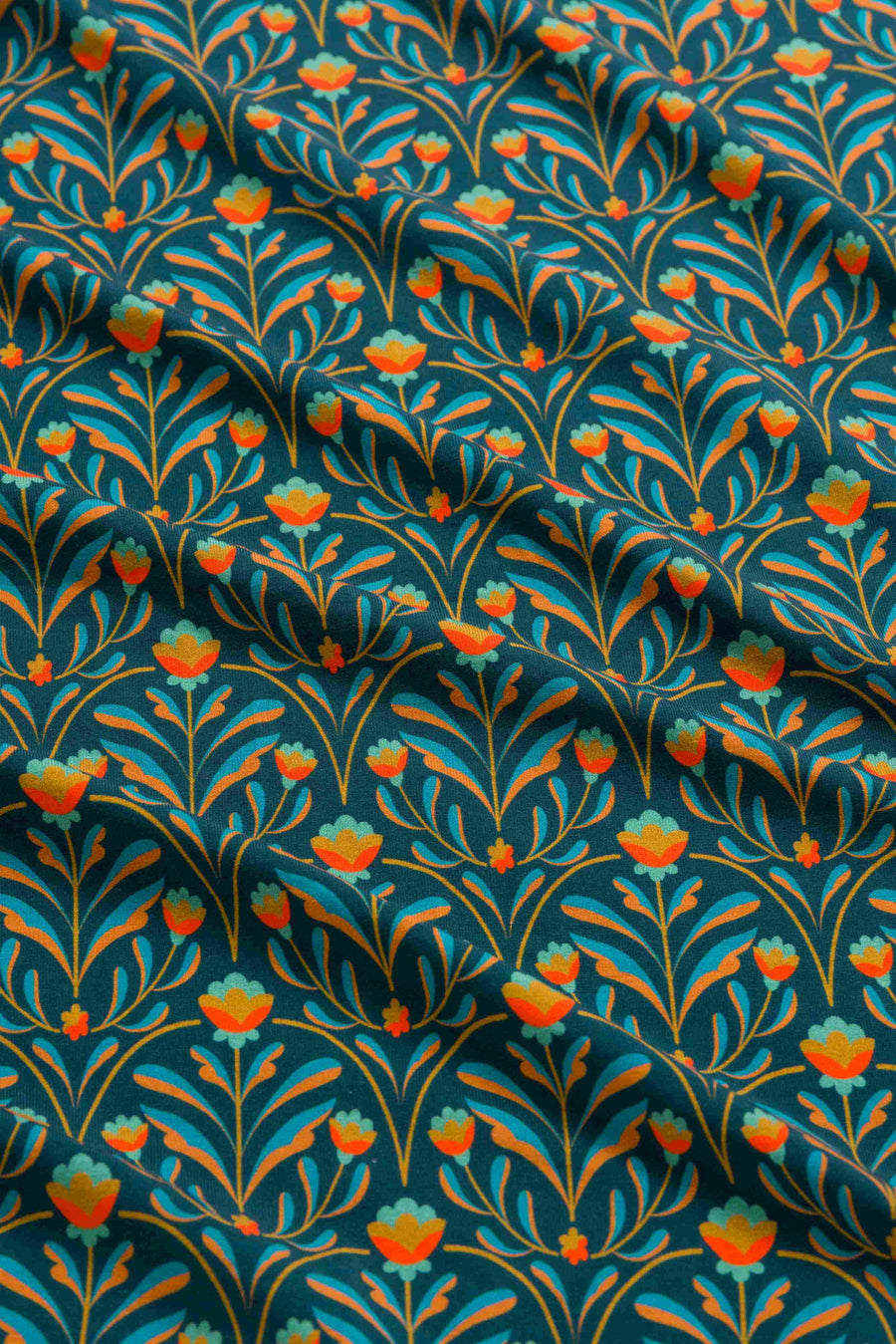 Chrissy Cross Kleid | Barock Flower Grün