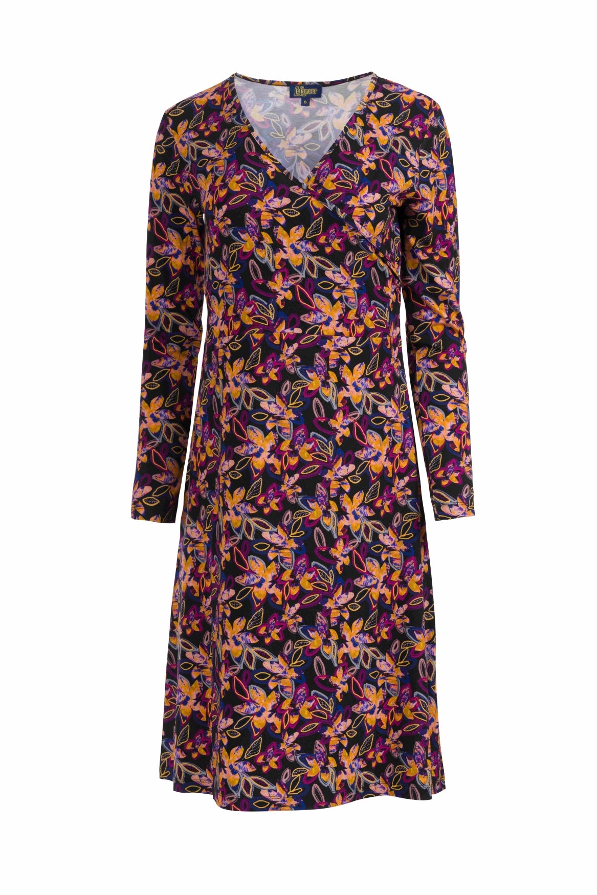 Chrissy Cross Kleid | Bright Autumn Flowers