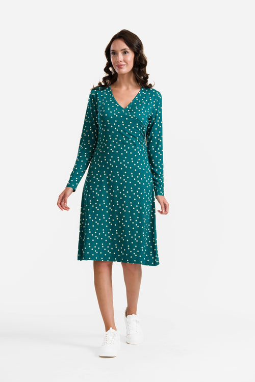 Chrissy Cross Kleid | Dots