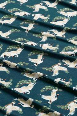 Daisy Dress | Crane Dance Petrol