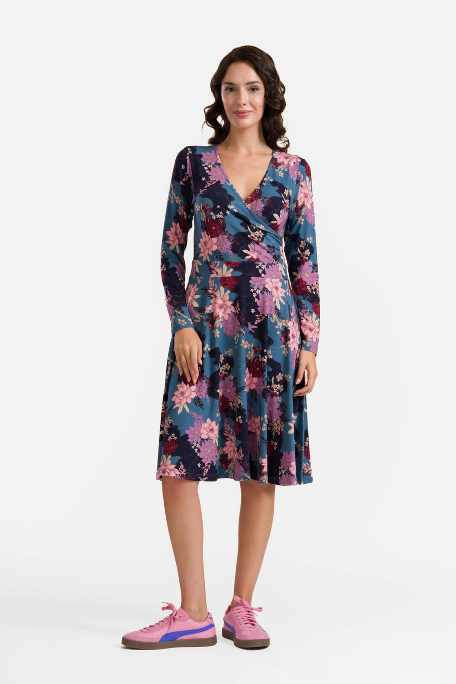 Gänseblümchenkleid | Orientalischer Vogel