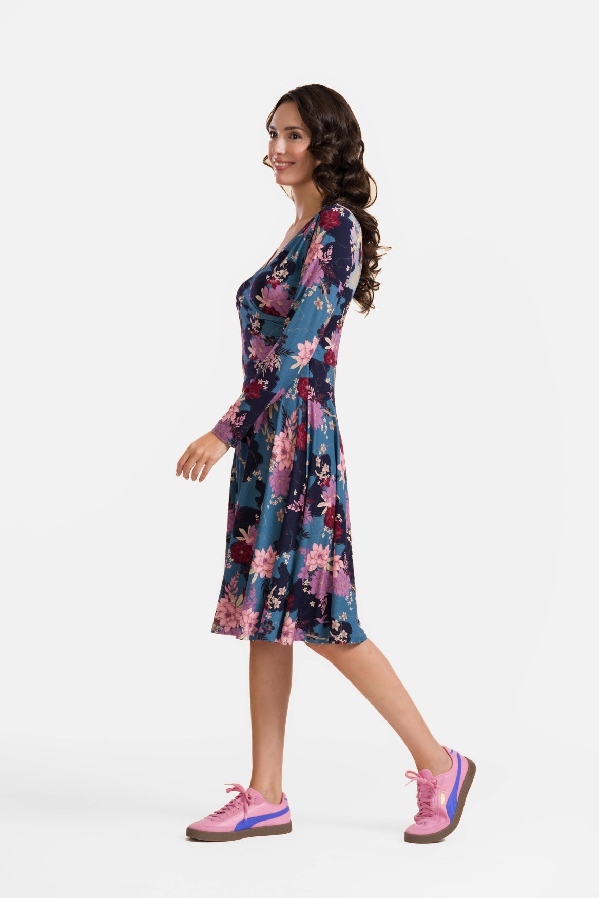 Gänseblümchenkleid | Orientalischer Vogel