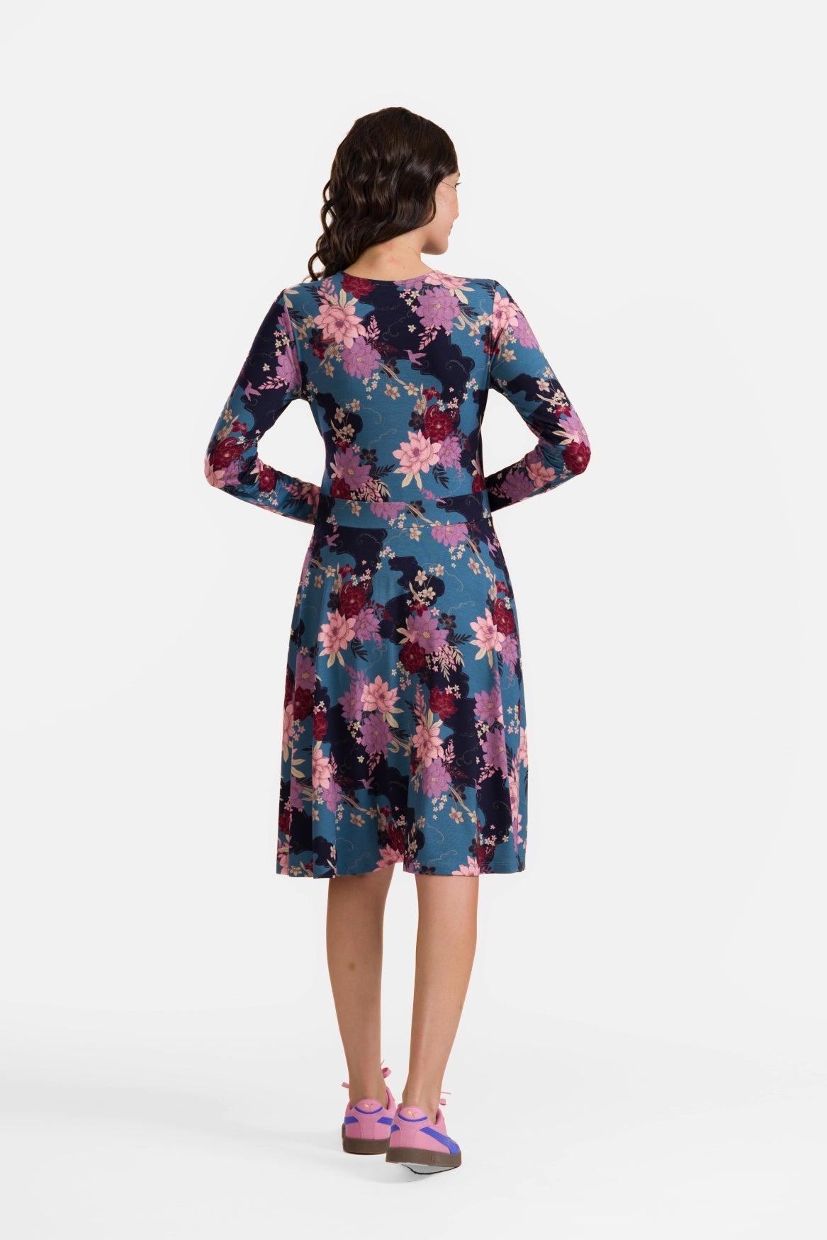 Gänseblümchenkleid | Orientalischer Vogel